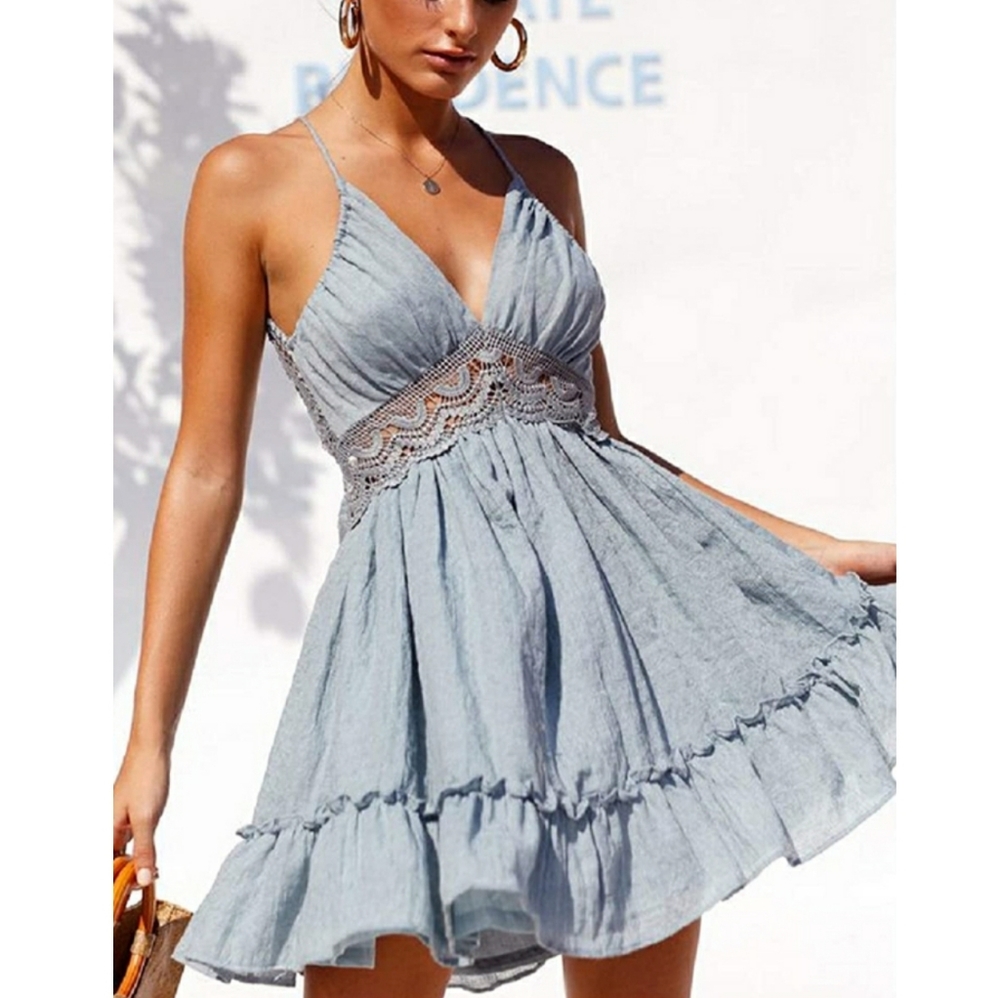 šHOST PICKšBacklessLace MiniDress - Picture 4 of 9